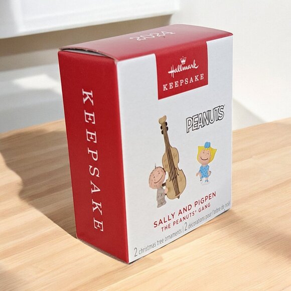 Hallmark Sally and Pigpen Miniature Ornaments, 2024, NEW - Picture 1 of 8